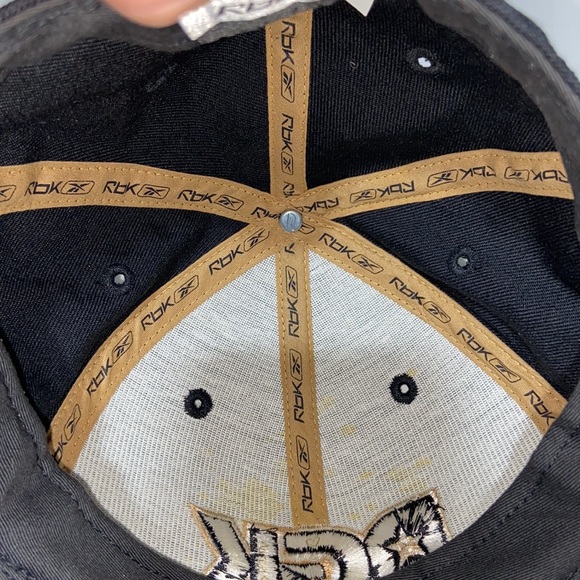 DGK Flat Bill Skate Hat. Size 7 1/4. Black & Gray Camo and Gold - Picture 5 of 8